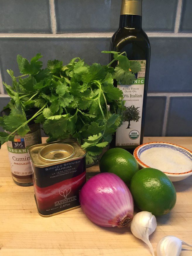 Here are the ingredients for marinade.  