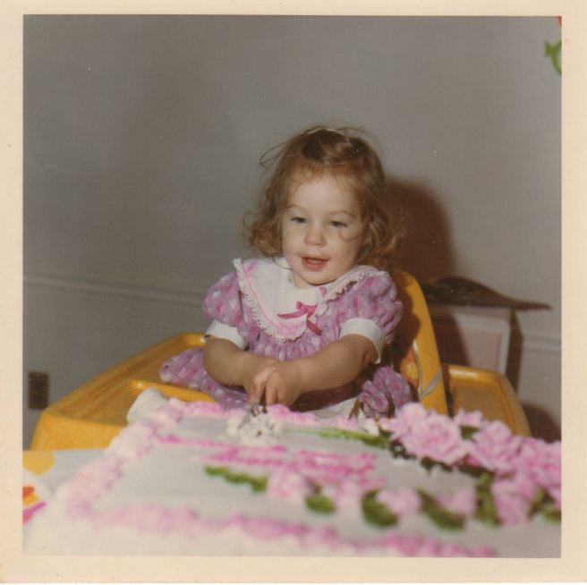 Demonstrating knife skills at an early age.