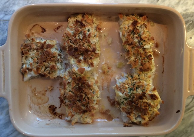 Fish is out of the oven!