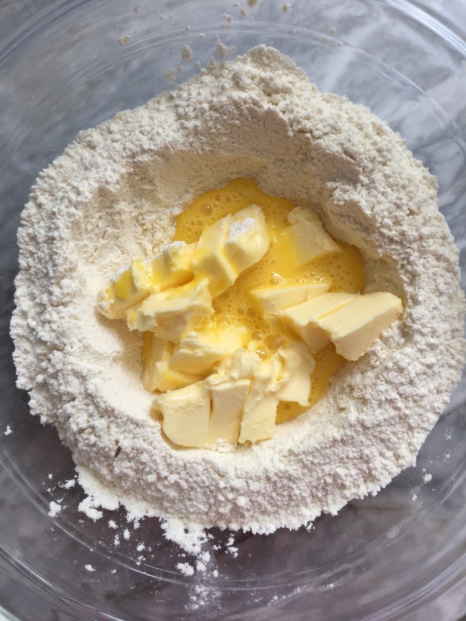 Dry-ingredients-with-egg-and-butter