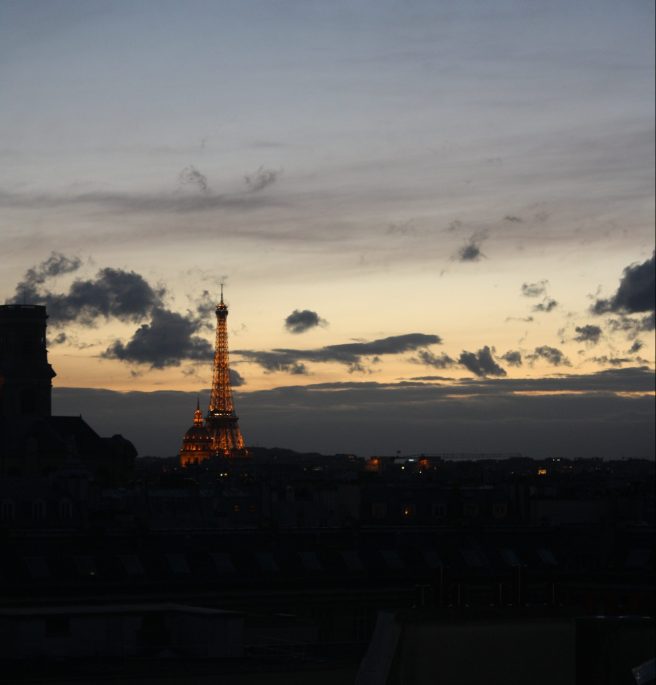Eiffel Tower at night
