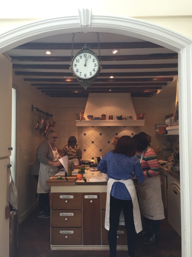 Patricia Wells cooking class in Paris