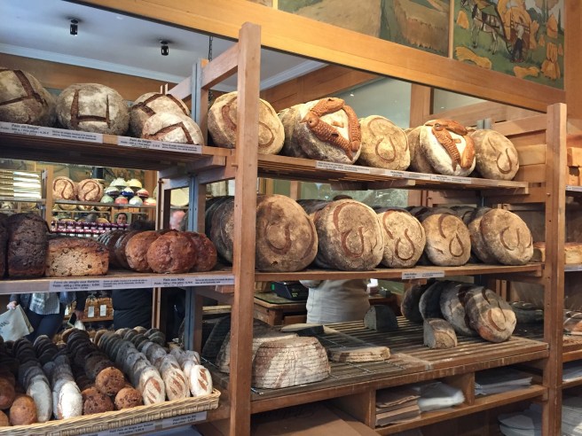 Display of loaves at Poilâne